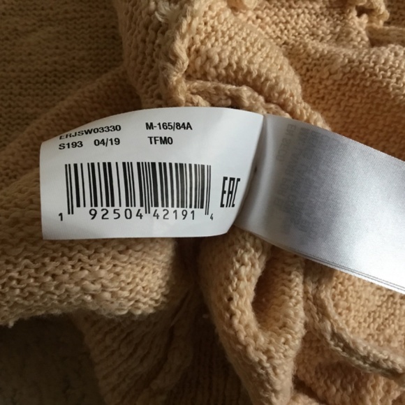 Roxy Beige Cotton Blend Knitted Cardigan - Picture 7 of 11